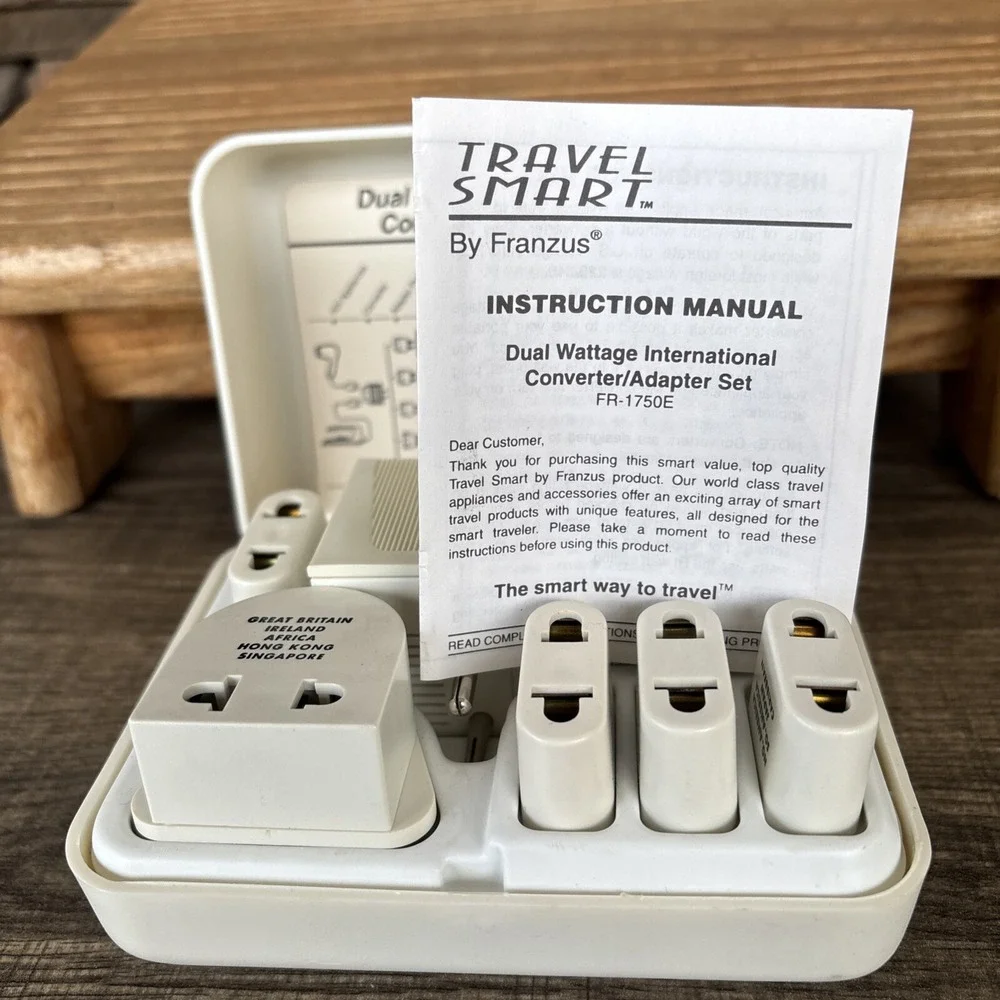 Vintage FRANZUS Travel-Tech Worldwide Electricity Converter/Adapter High Wattage